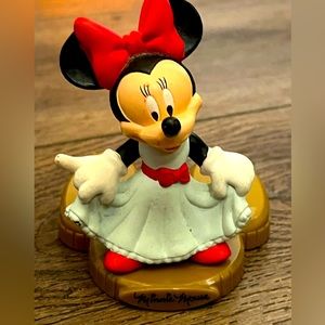 MINNIE MOUSE DISNEY 50th HAPPIEST CELEBRATION ON EARTH FIGURINE & STAND
